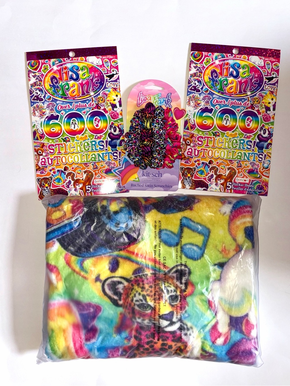 4 PC Lisa Frank Bundle